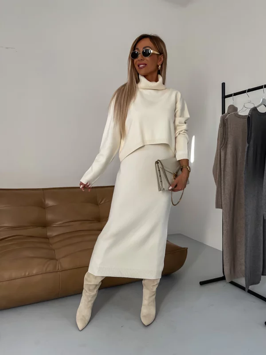 Calialise™ | Ensemble deux pièces en maille élégant