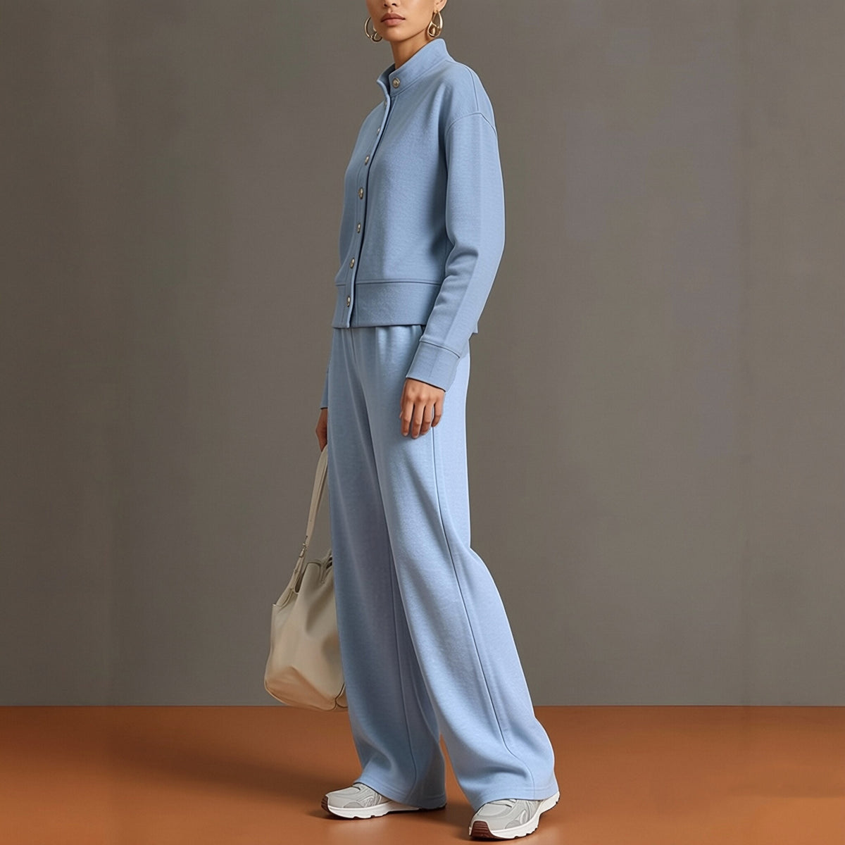 Orphéa™ | Ensemble cocooning chic à boutons dorés