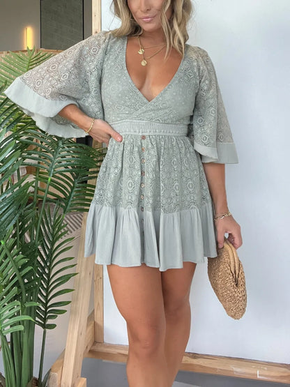 Anaoria™ | Robe à col V