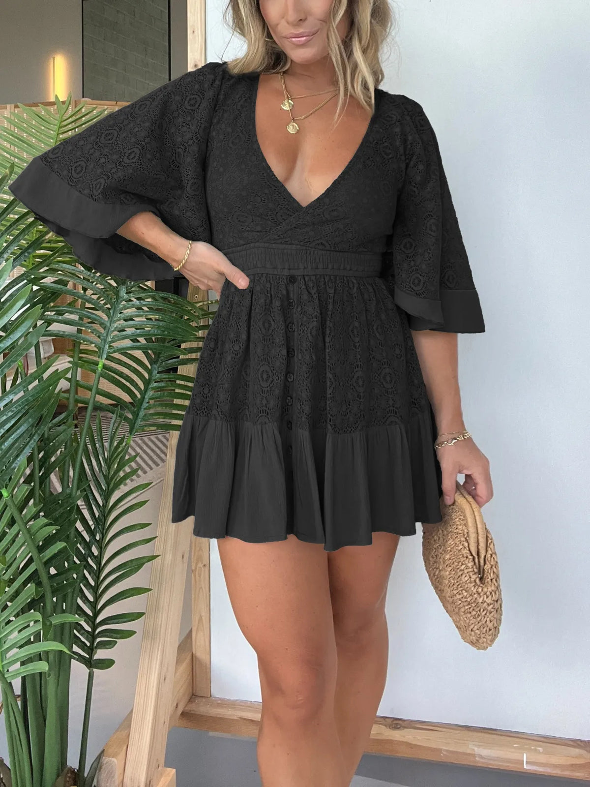Anaoria™ | Robe à col V