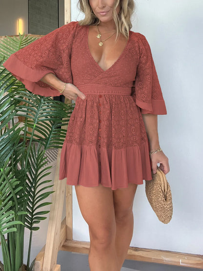Anaoria™ | Robe à col V