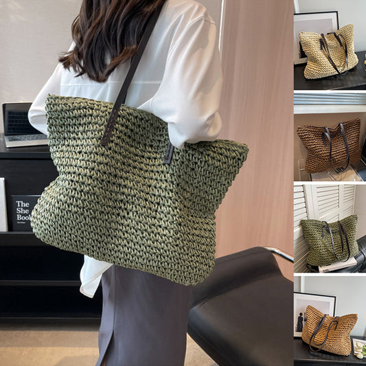 Ilialine™ | Sac cabas tressé élégant