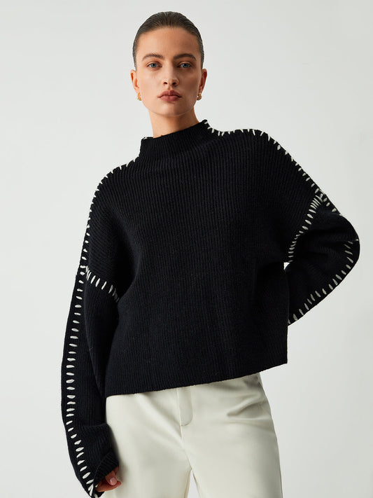 Éliline™ | Pull à col montant