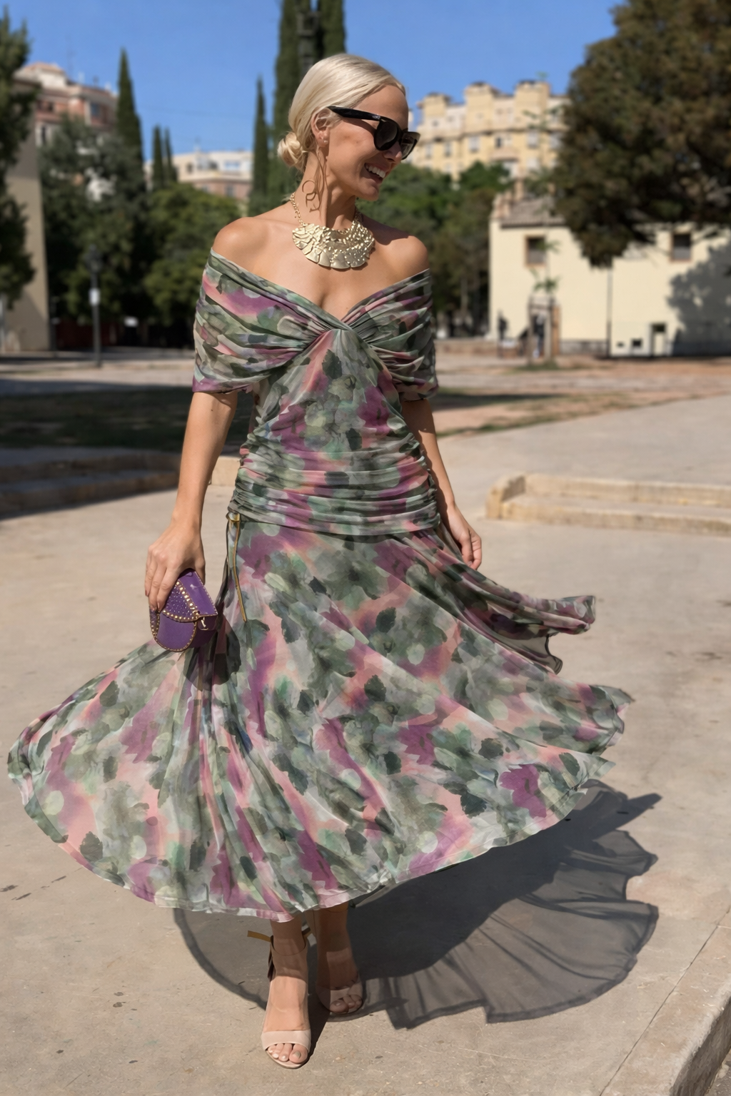 Lia™ | Robe Longue Fluide Élégante