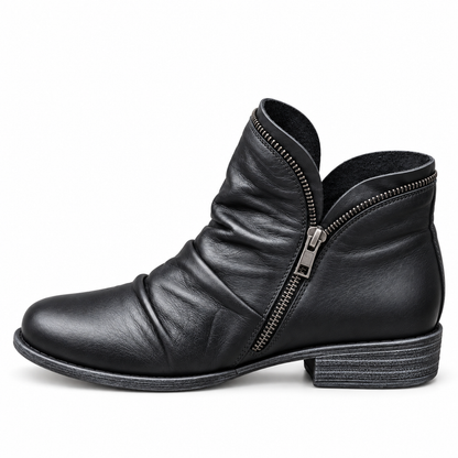 Maëline™ | Bottines Plissées Élégantes et Confortables