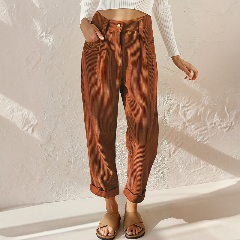 Évavina™ | Pantalon en velours