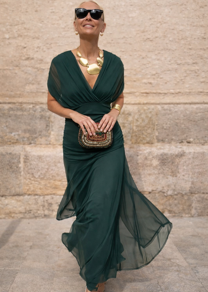 Lia™ | Robe Longue Fluide Élégante