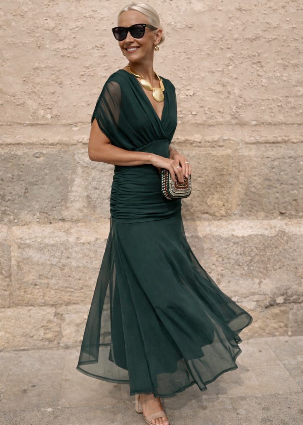 Lia™ | Robe Longue Fluide Élégante