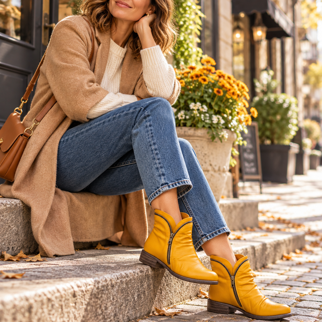 Maëline™ | Bottines Plissées Élégantes et Confortables