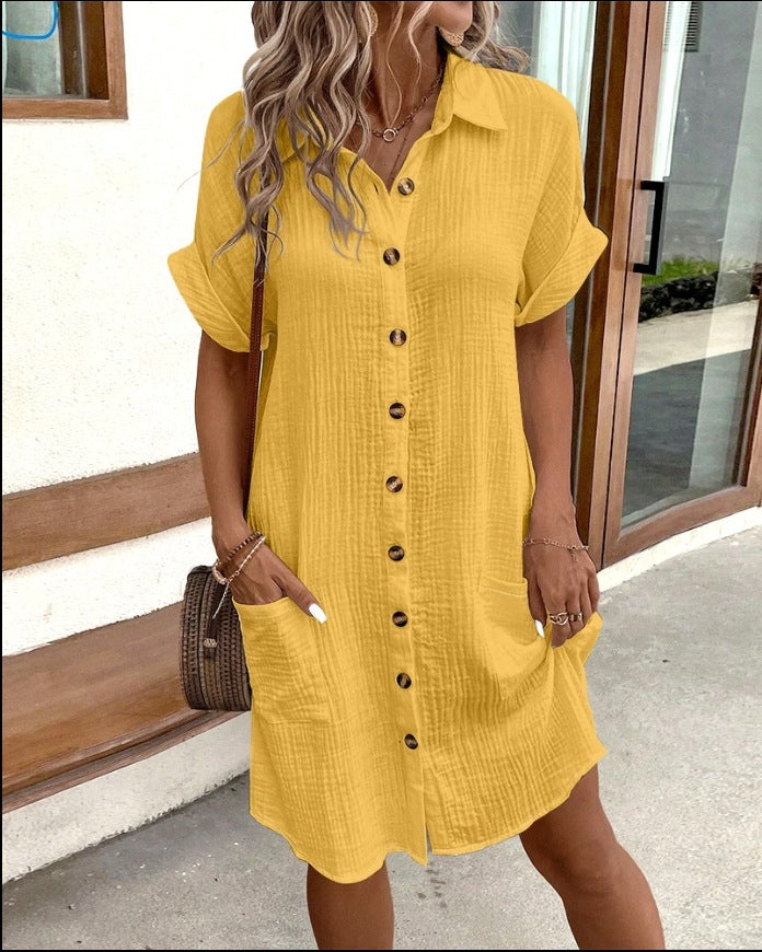 Beloria™ | Robe chemise à col V