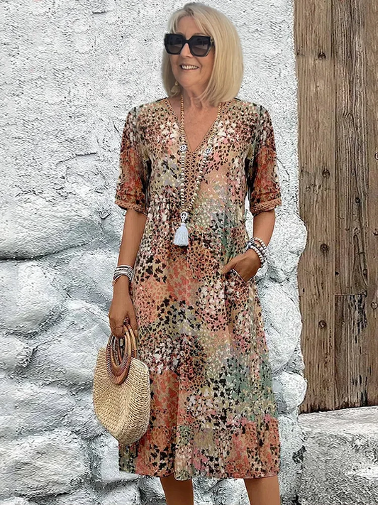 Briéa™ | Robe midi imprimée