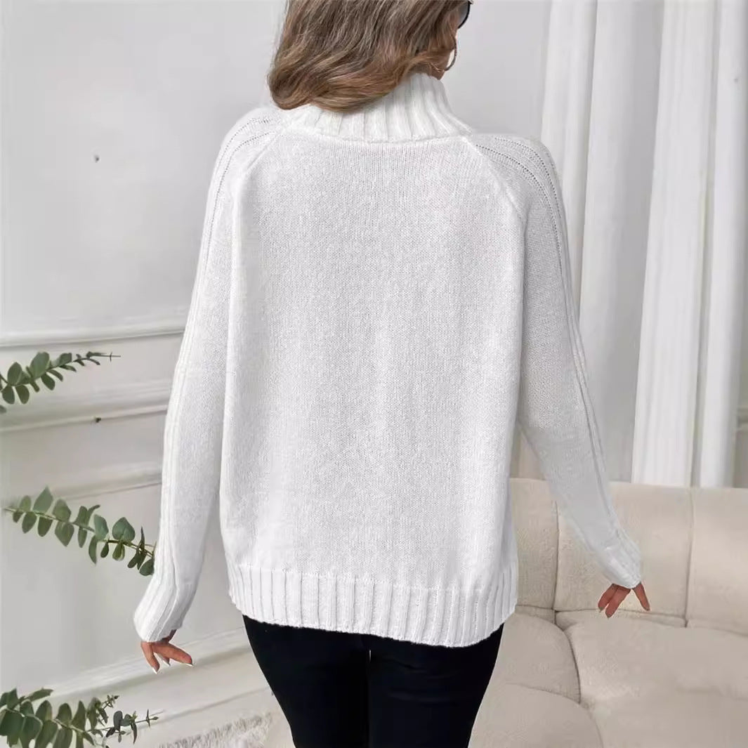 Gaëlia™ | Pull à col montant en maille