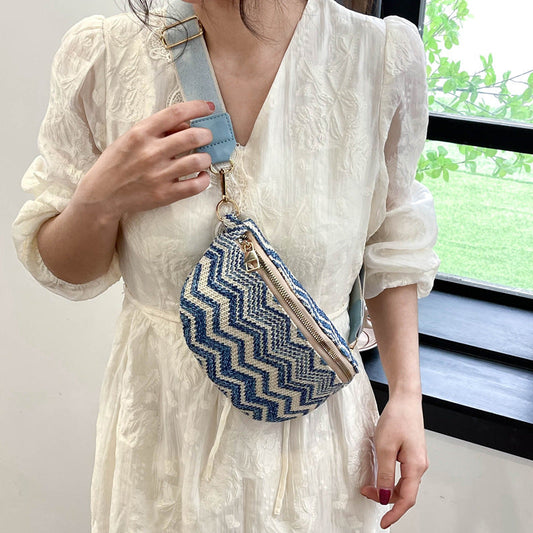 Ilialia™ | Sac bandoulière tressé élégant