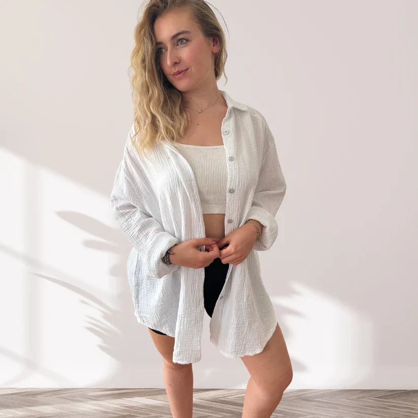 Élaiane™ | Chemise ample en coton