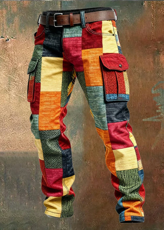 Rémi™ | Pantalon cargo patchwork