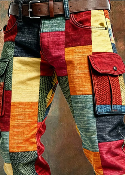 Rémi™ | Pantalon cargo patchwork