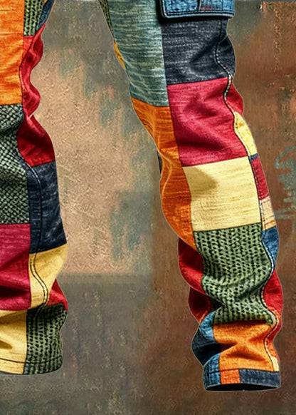 Rémi™ | Pantalon cargo patchwork